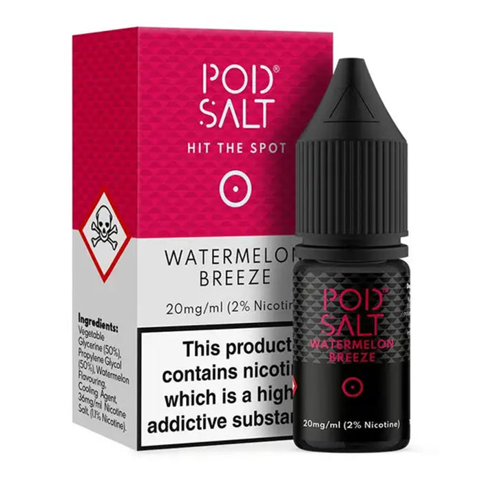 Pod Salt Watermelon Breeze 10ml Nic Salt