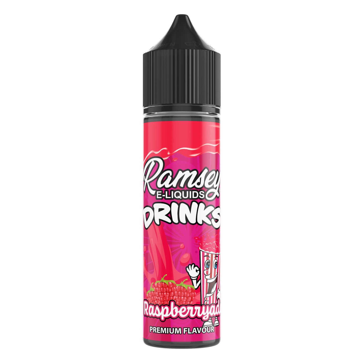 Ramsey E-Liquids Drinks Raspberryade 50ml Shortfill