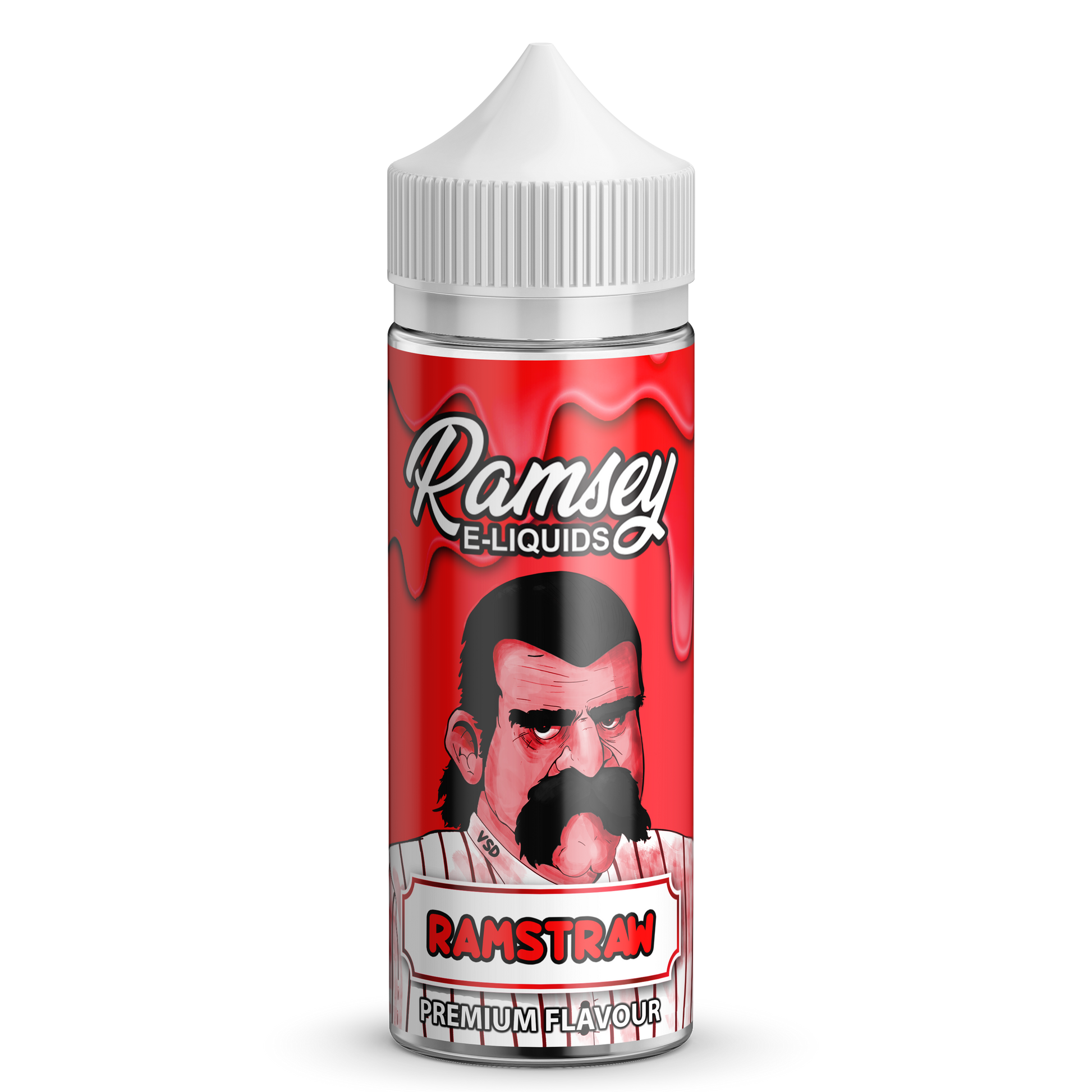 Ramsey E-Liquids Ramsstraw 0mg 100ml Shortfill E-Liquid