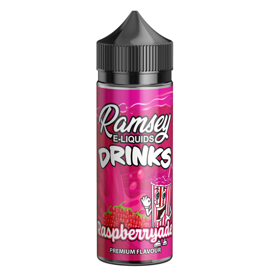 Ramsey E-Liquids Drinks Raspberryade 100ml Shortfill