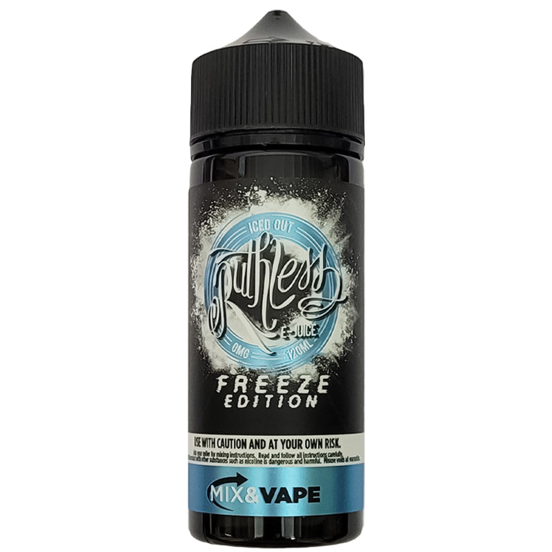 Ruthless Freeze Edition Iced Out 0mg 100ml Shortfill