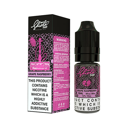 Nasty Juice Shisha Salt: Grape Raspberry E-Liquid 10ml-10mg