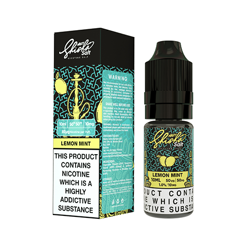 Nasty Juice Shisha Salt: Lemon Mint E-Liquid 10ml-10mg