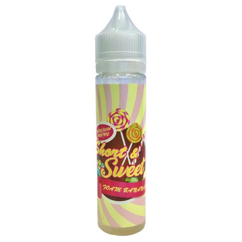 Short & Sweet Foam Banana by Viking Vape 50ml Shortfill 0mg (OUT OF DATE)