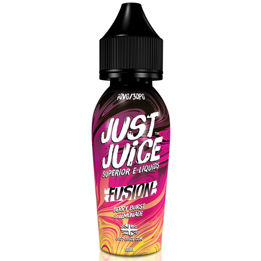 Just Juice Fusion Berry Burst and Lemonade 50ml 0mg Shortfill E-Liquid