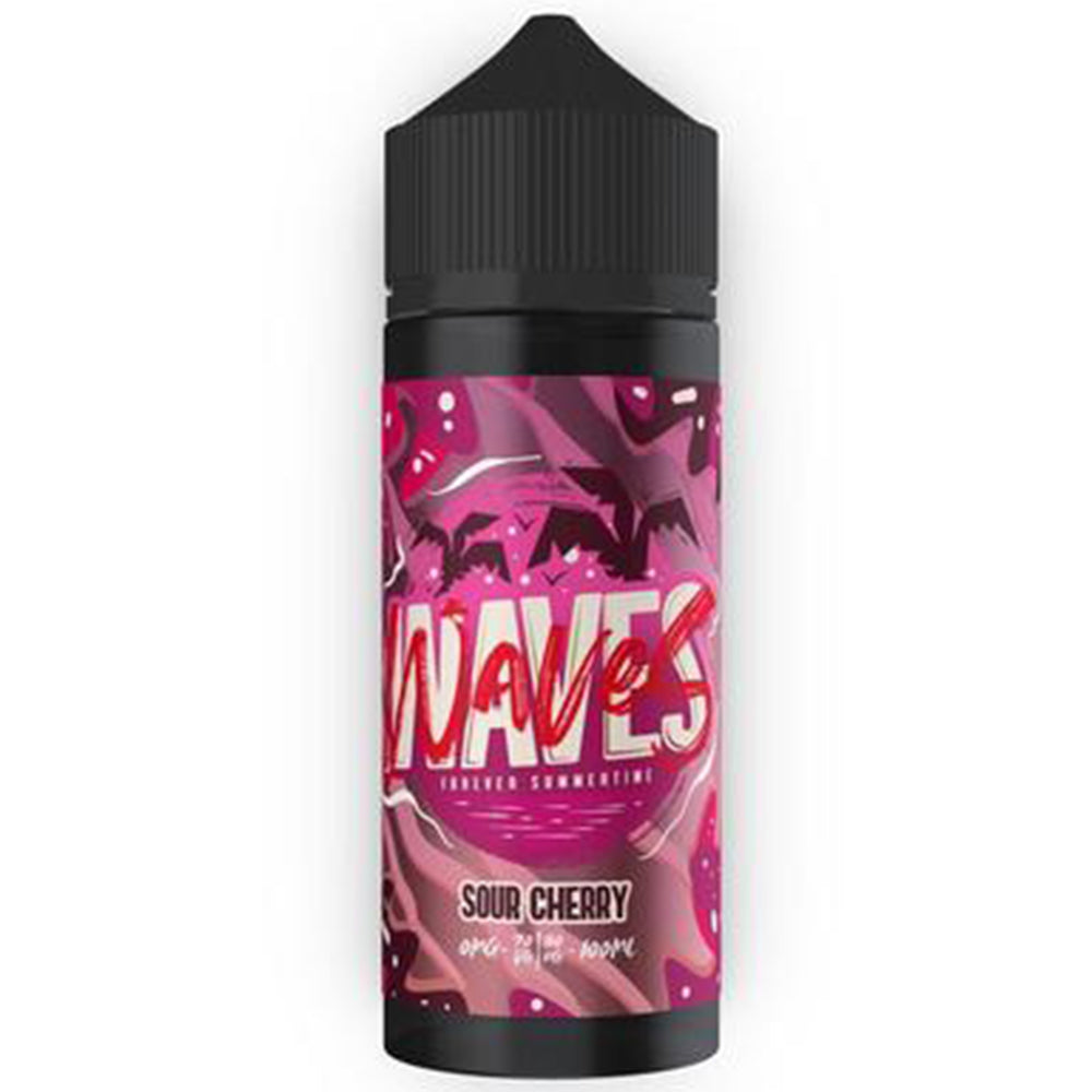 Waves Sour Cherry 0mg 100ml Shortfill E-Liquid