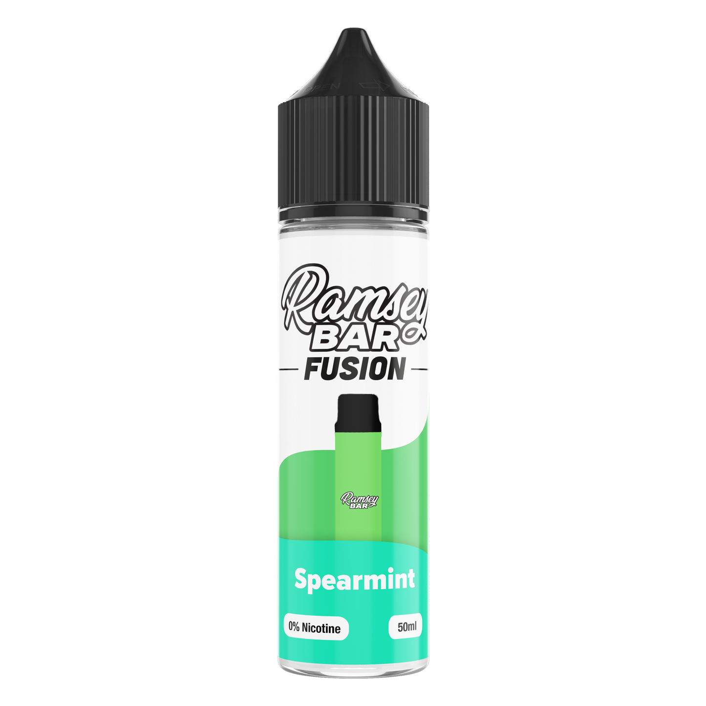 Ramsey Bar Fusion Spearmint 50ml Shortfill E-Liquid