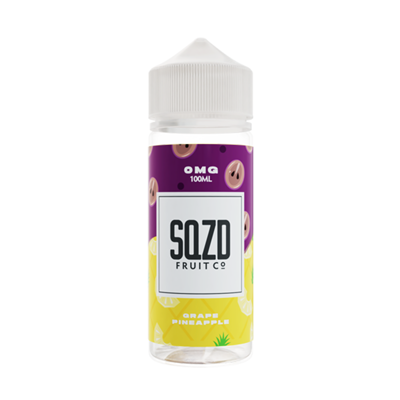 SQZD Grape Pineapple 0mg 100ml Shortfill E-Liquid