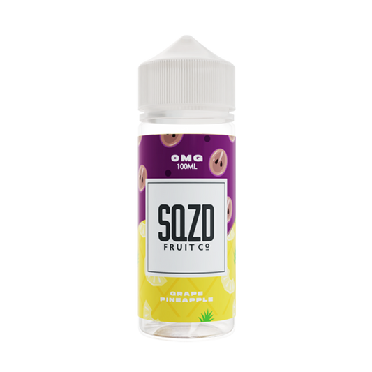 SQZD Grape Pineapple 0mg 100ml Shortfill E-Liquid