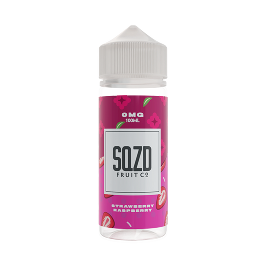 SQZD Strawberry Raspberry 0mg 100ml Shortfill E-Liquid