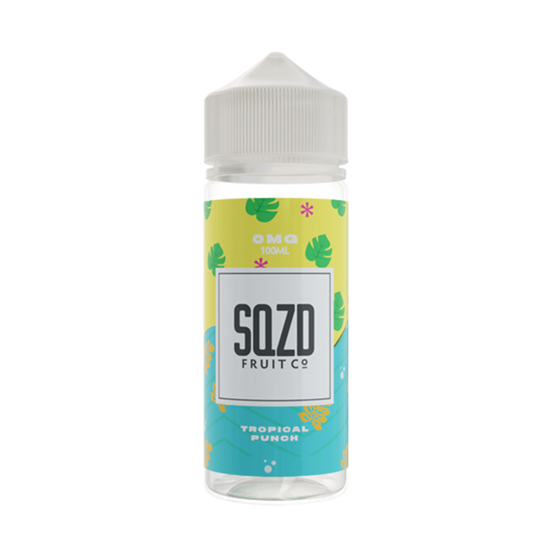 SQZD Tropical Punch 0mg 100ml Shortfill E-Liquid