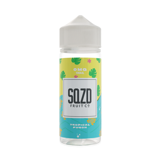 SQZD Tropical Punch 0mg 100ml Shortfill E-Liquid