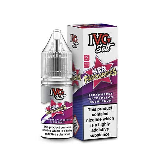 Strawberry Watermelon Bubblegum Nic Salt by IVG - Nic Salts UK