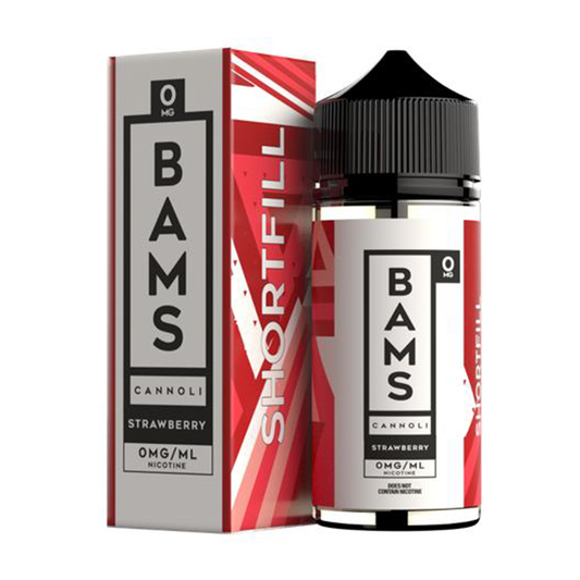 Bams Strawberry Cannoli 100ml Shortfill