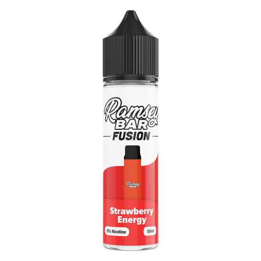 Ramsey Bar Fusion Strawberry Energy 50ml Shortfill E-Liquid