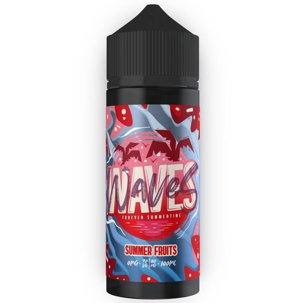 Waves Summer Fruits 0mg 100ml Shortfill E-Liquid