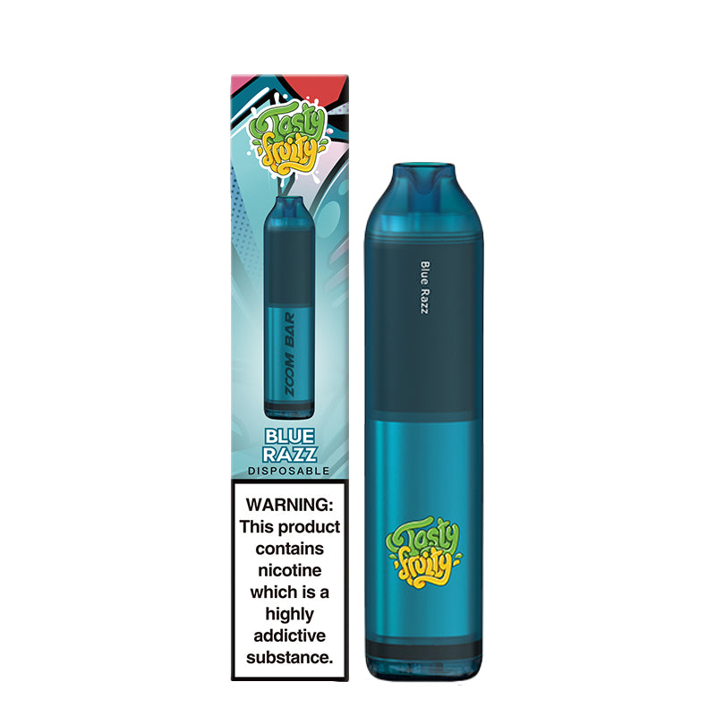 Tasty Fruity Zoom Bar Disposable Vape-Blue Razz