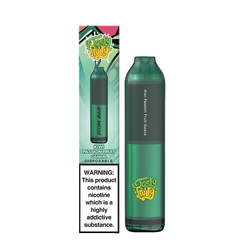 Tasty Fruity Zoom Bar Disposable Vape-Kiwi Passion Fruit Guava