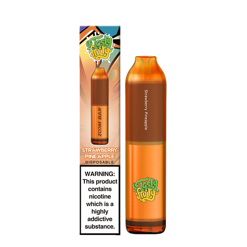 Tasty Fruity Zoom Bar Disposable Vape-Strawberry Pineapple