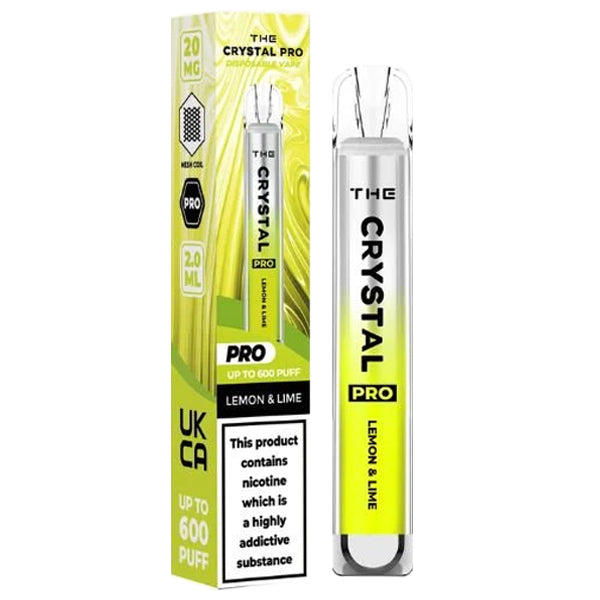 The Crystal Pro Lemon & Lime Disposable Vape