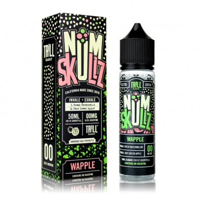 Num Skullz Wapple 0mg 50ml Shortfill E-Liquid