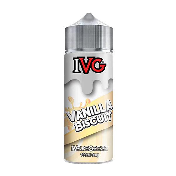 IVG Vanilla Biscuit 100ml Shortfill