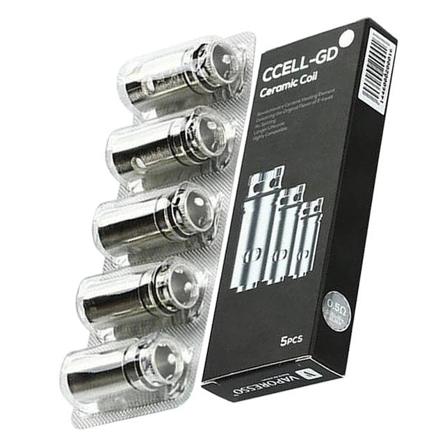 Ccell-gd Ceramic Coils by Vaporesso Ss 0.6ohm (5pcs)