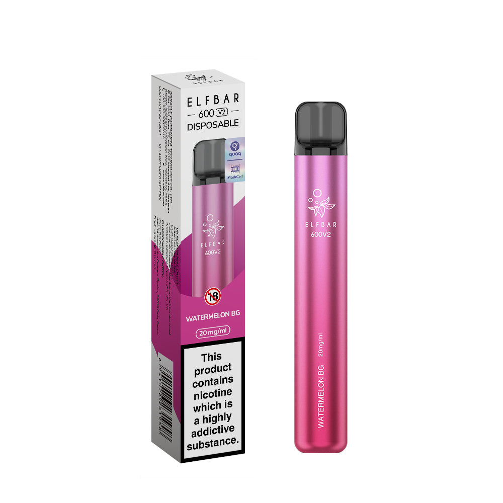 Elf Bar 600 V2 Disposable Vape Device 20mg