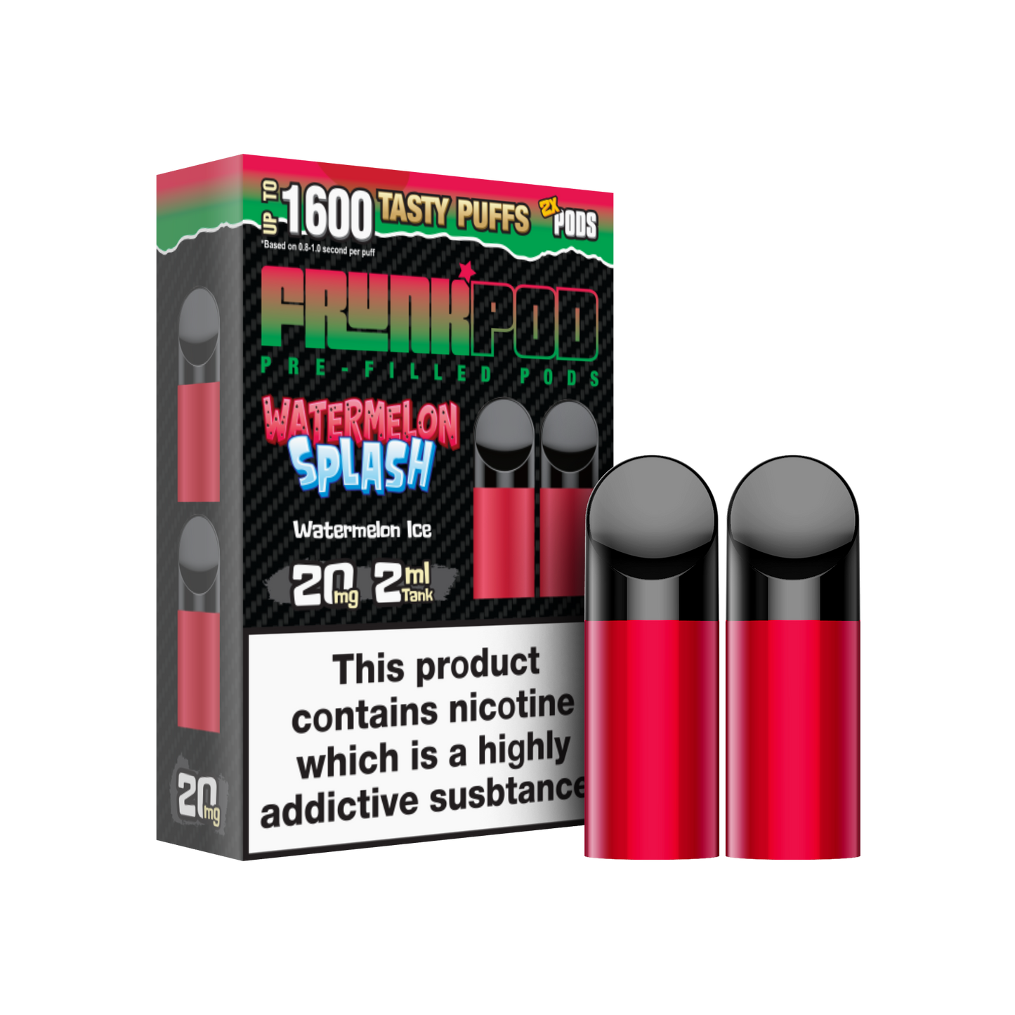 Frunk Bar Prefilled Pods 2 Pack - Watermelon Splash