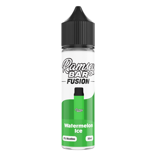 Ramsey Bar Fusion Watermelon Ice 0mg 50ml Shortfill E-Liquid