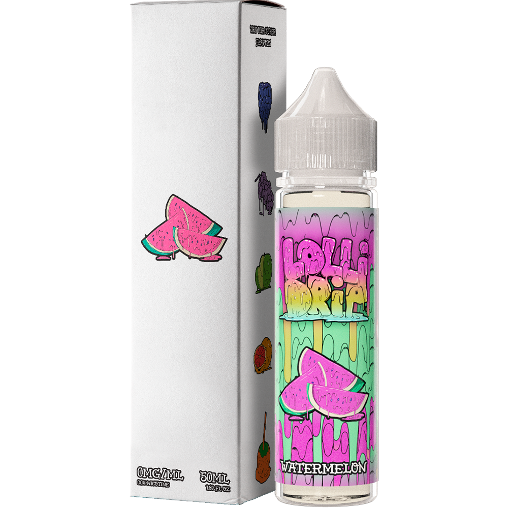 My Vapery Watermelon E-Liquid by Lollidrip 50ml Shortfill