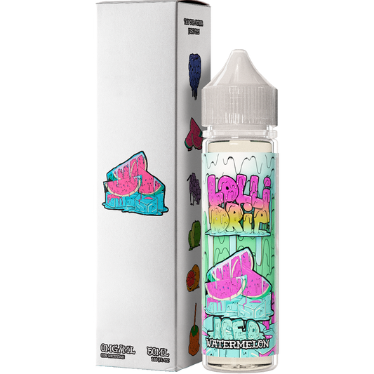 My Vapery Watermelon Iced E-Liquid by Lollidrip 50ml Shortfill