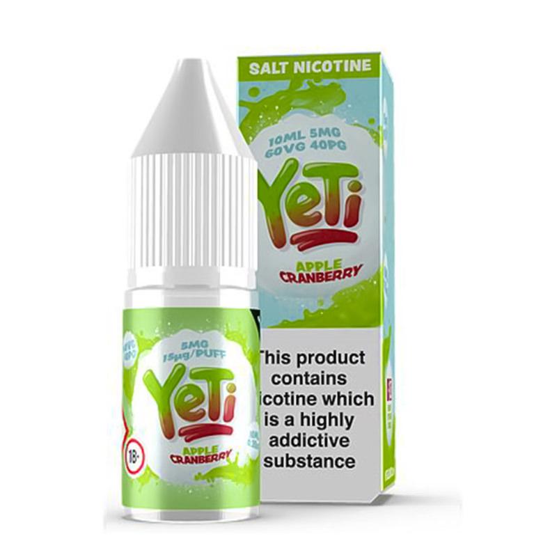 Yeti Apple Cranberry Nic Salt 10ml 20mg