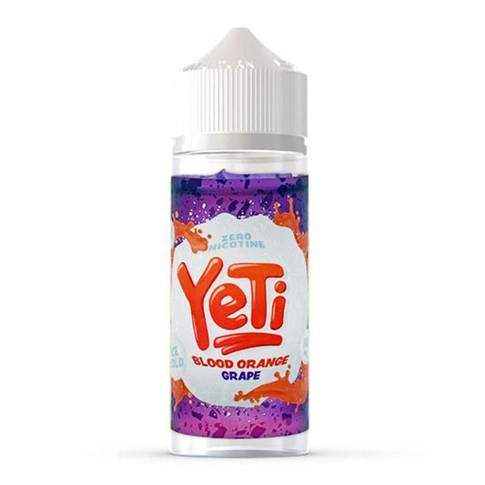 Ice Cold Blood Orange Grape E-Liquid by Yeti - Shortfills UK