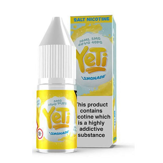 Yeti Lemonade 10ml Nic Salt-10mg