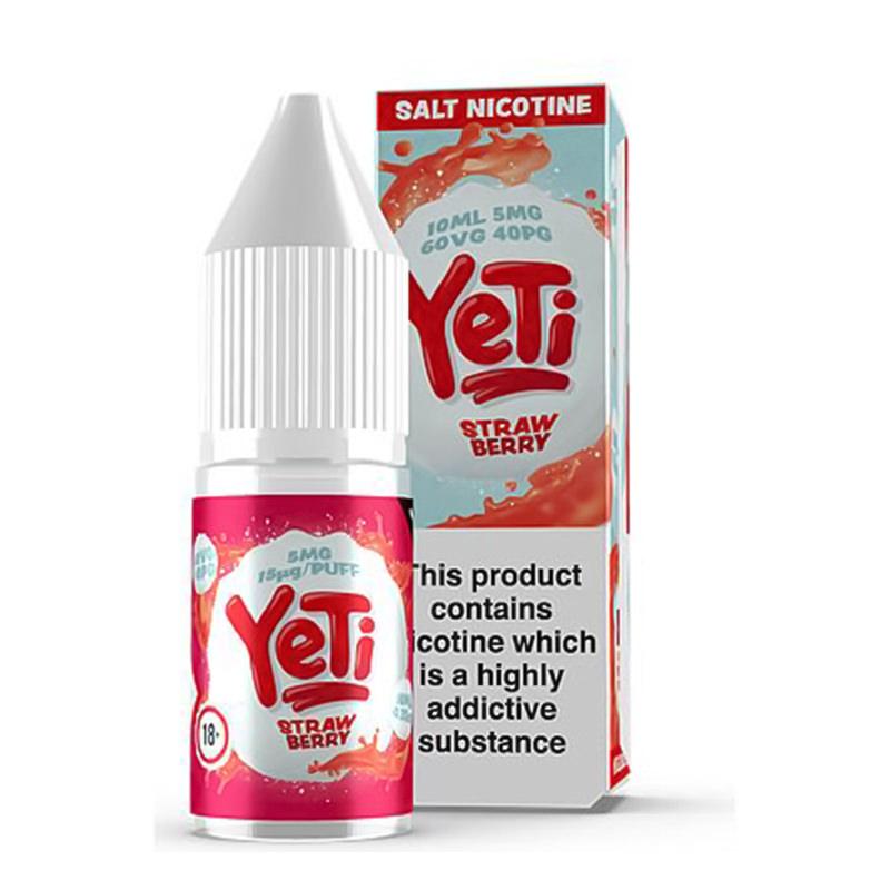 Yeti Strawberry Nic Salt 10ml 20mg